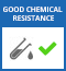 Good chemical resistance
